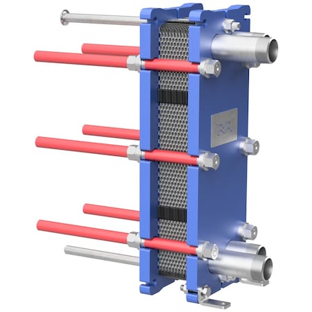 Fast Track By Alfa Laval Gasketed Plate Heat Exchanger, 30 Plates, 100 kBtu M3-FG-30M